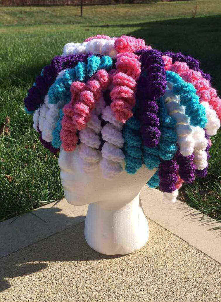 5 Fun and Fabulous Crochet Yarn Wig Patterns Crochet Confidential